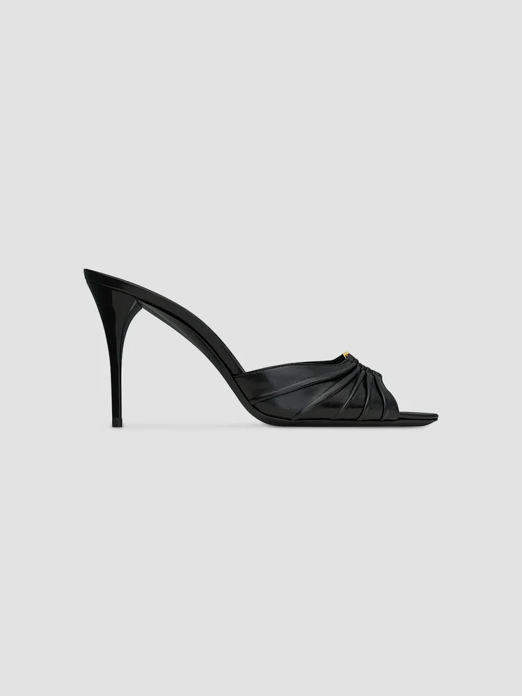 Babylone Mules in Smooth Leather