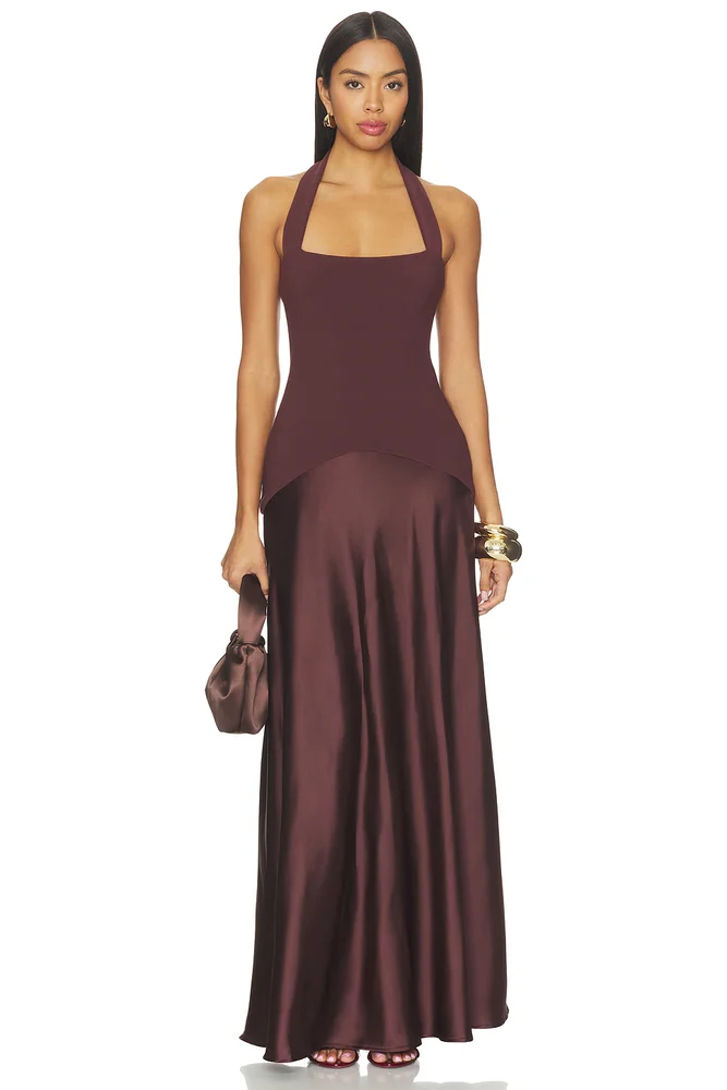 Alice Halter Maxi Dress
