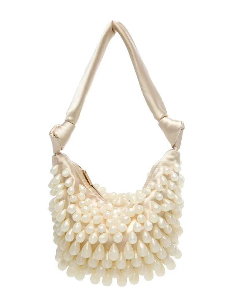 Satin Top Handle Bag