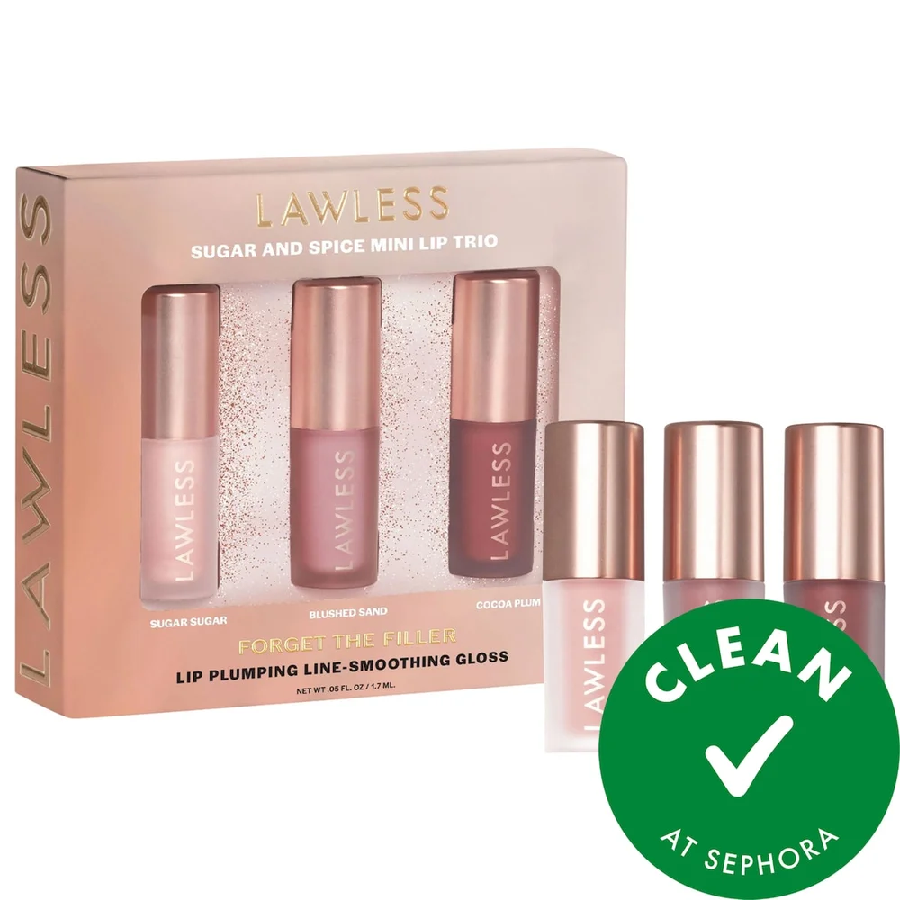Mini Forget the Filler Sugar and Spice Lip Trio Gift Set
