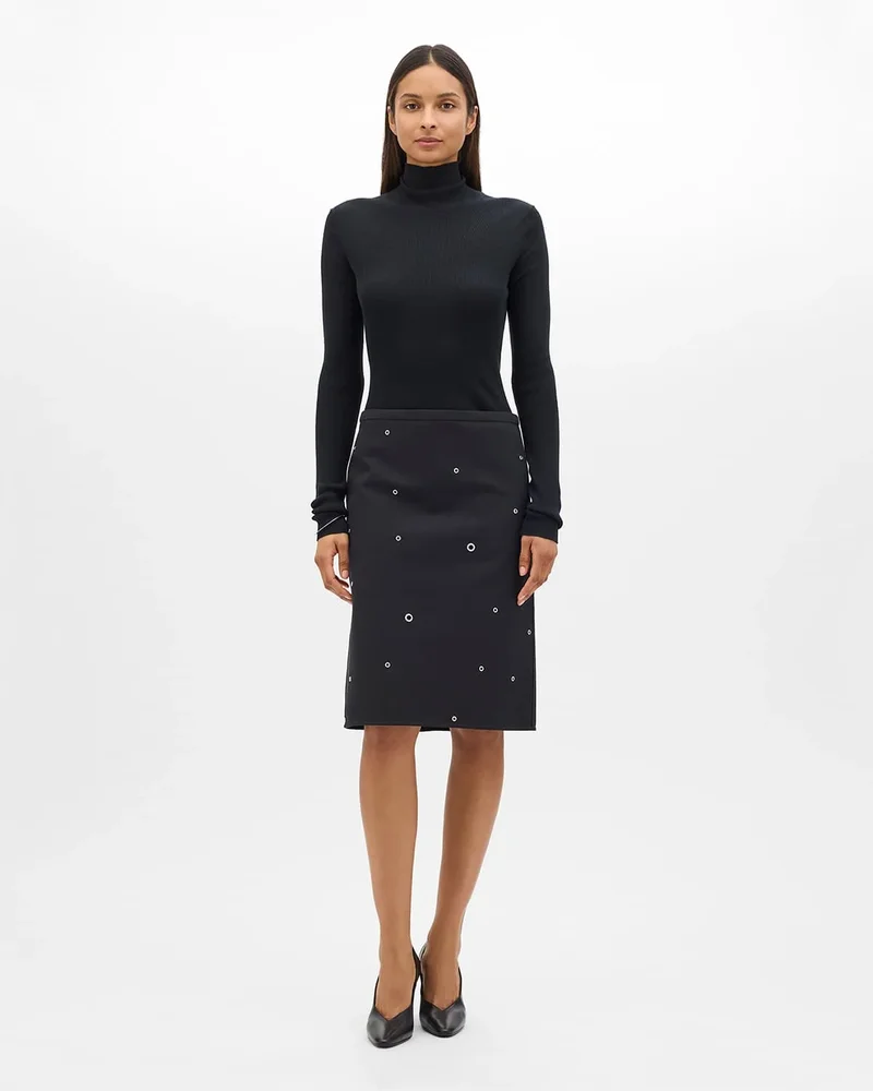 Eyelet Skirt