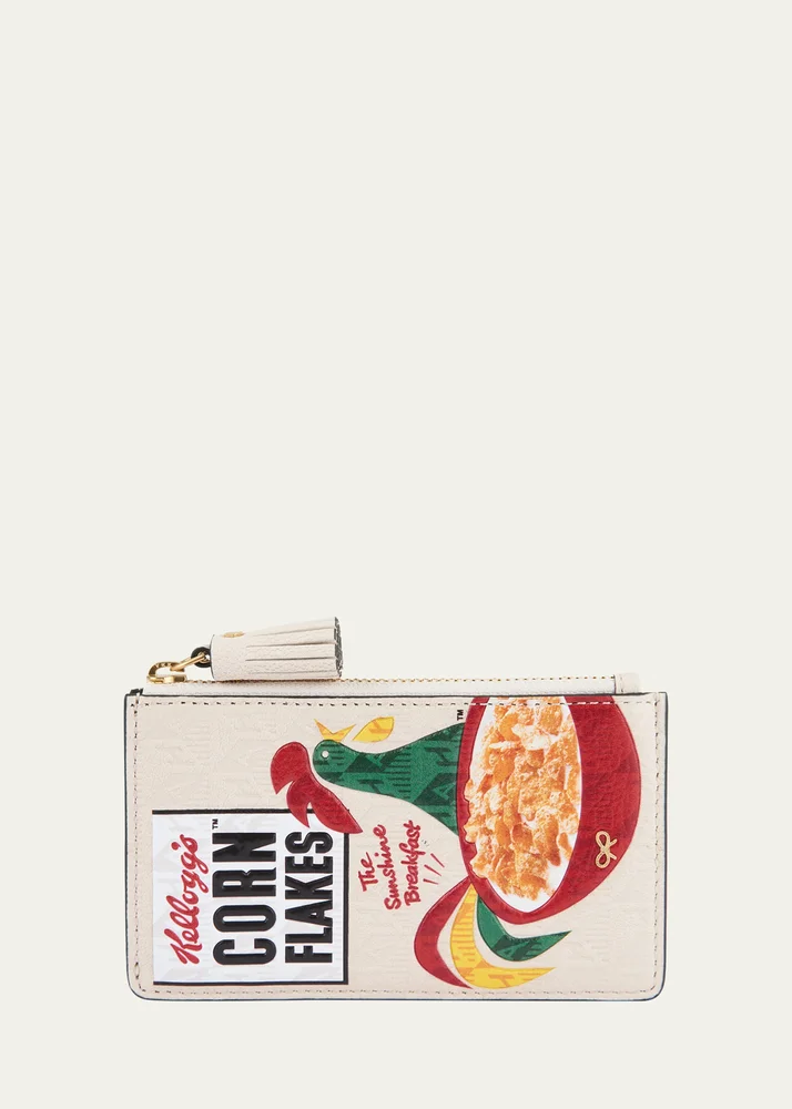 Anya Hindmarch x Kellogg's Corn Flakes Cereal Box Card Case