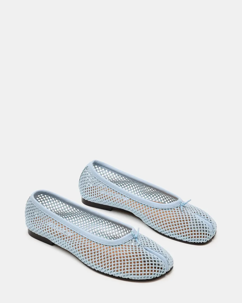 CALICO Light Blue Split Toe Tabi Women's Mesh Ballet Flat