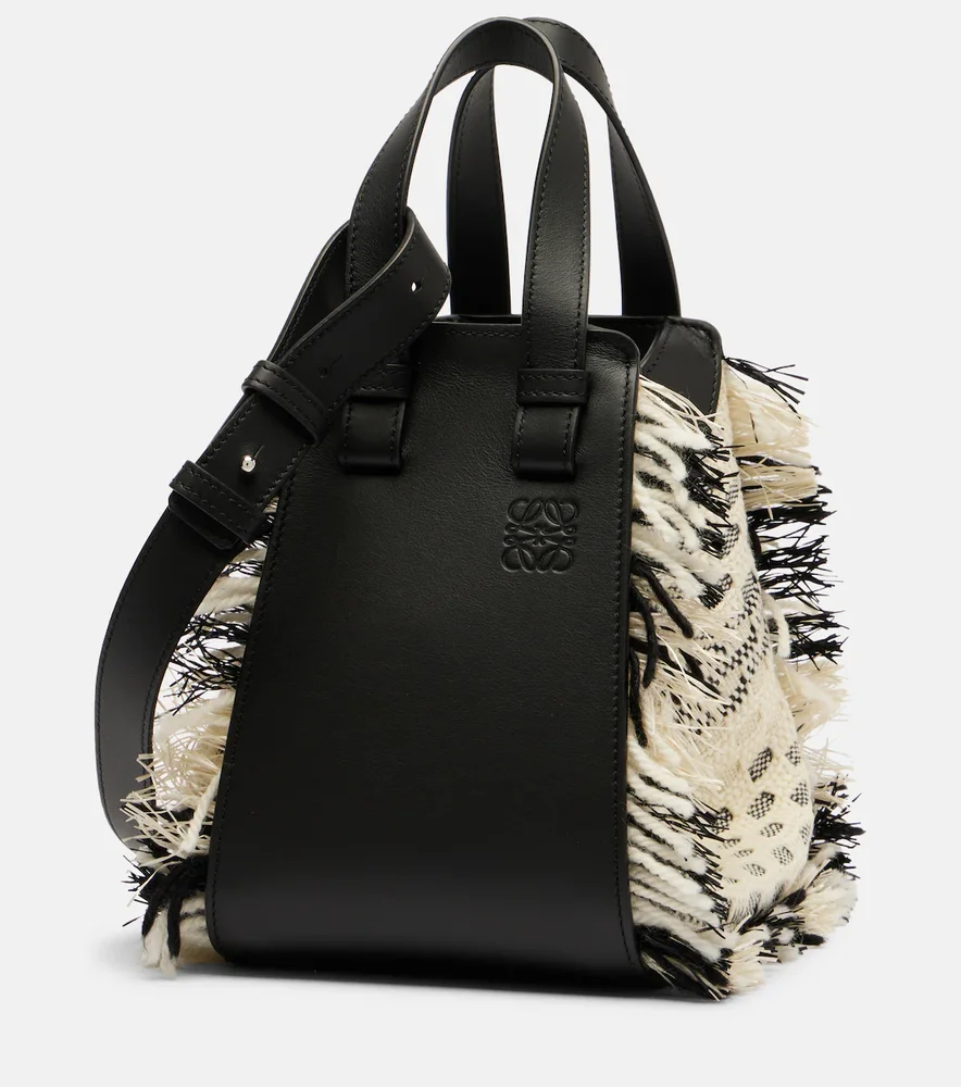 Hammock Compact leather top-handle bag
