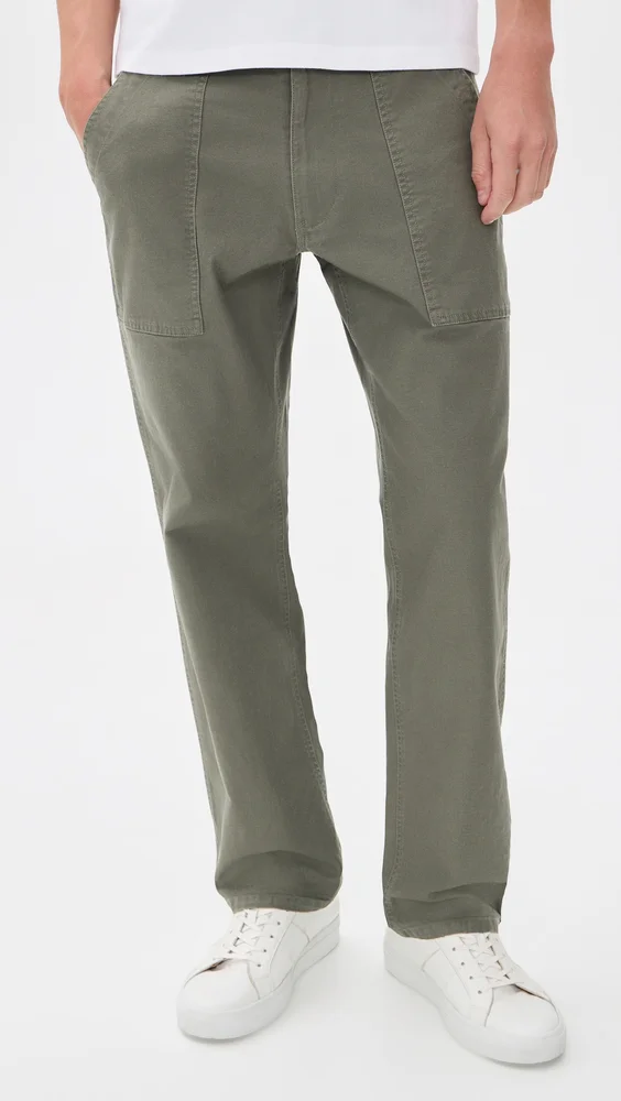 Nomad Slim Straight Pants (Olive)