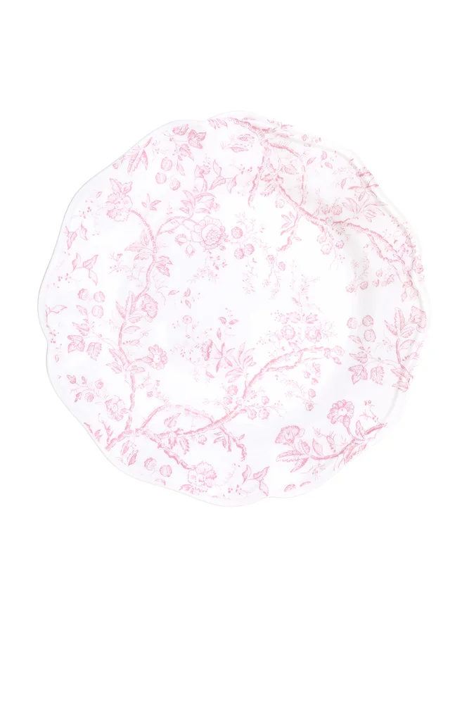 Rosy Bloom Plate 9 Inch