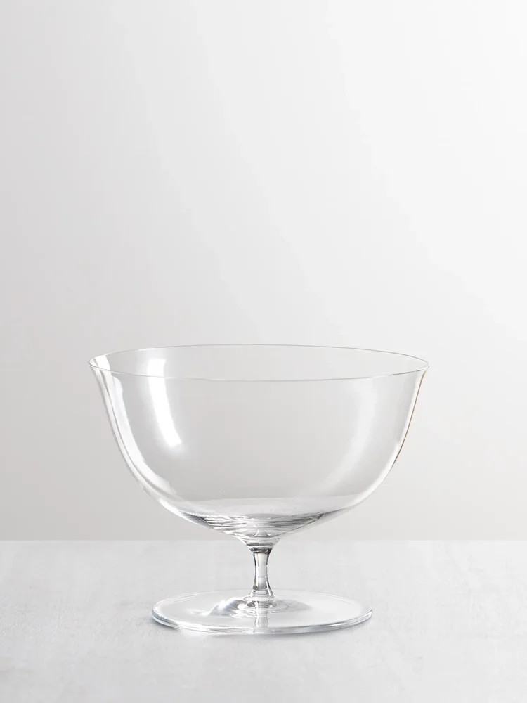 Crystal glass bowl