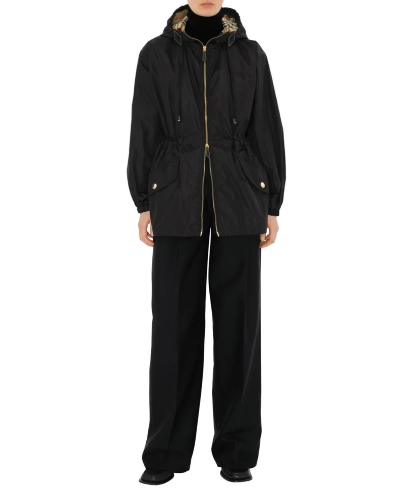 Nylon Hooded Jacket