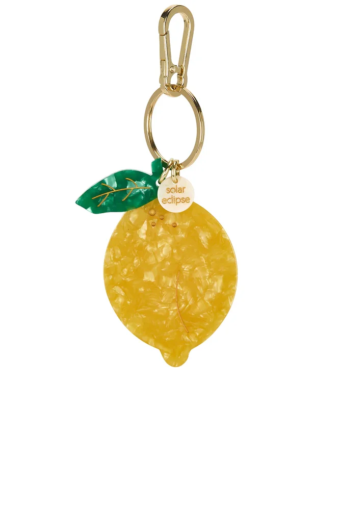 Hand-painted Bag Charm - Lemon