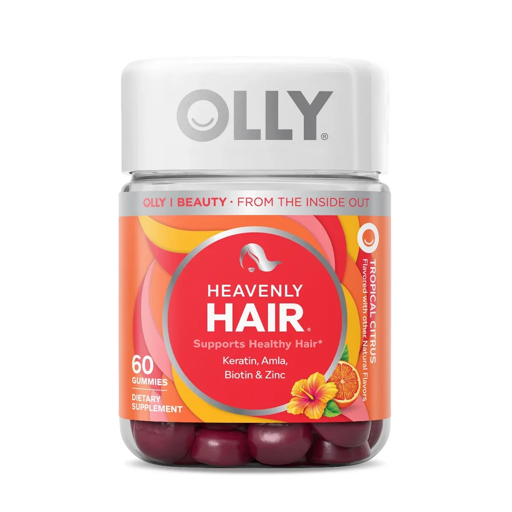 Heavenly Hair Supplement Gummies with Keratin, Amla, Biotin & Minerals, 60ct
