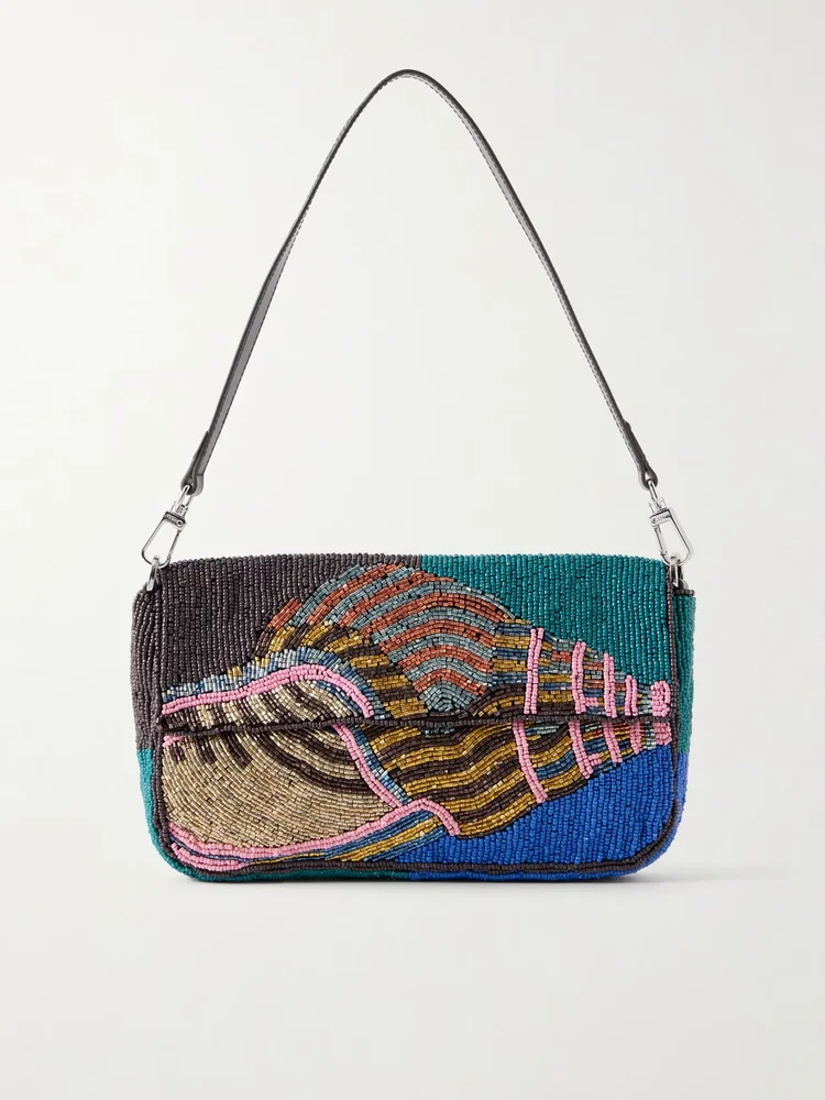 Medium beaded shoulder bag