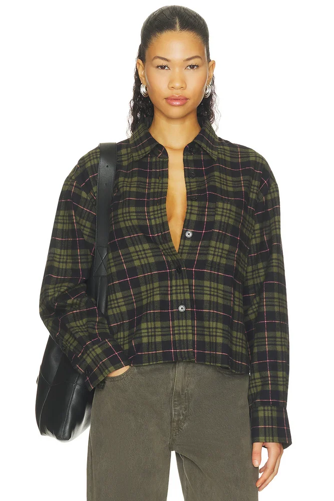 Cropped Oversized Shirt