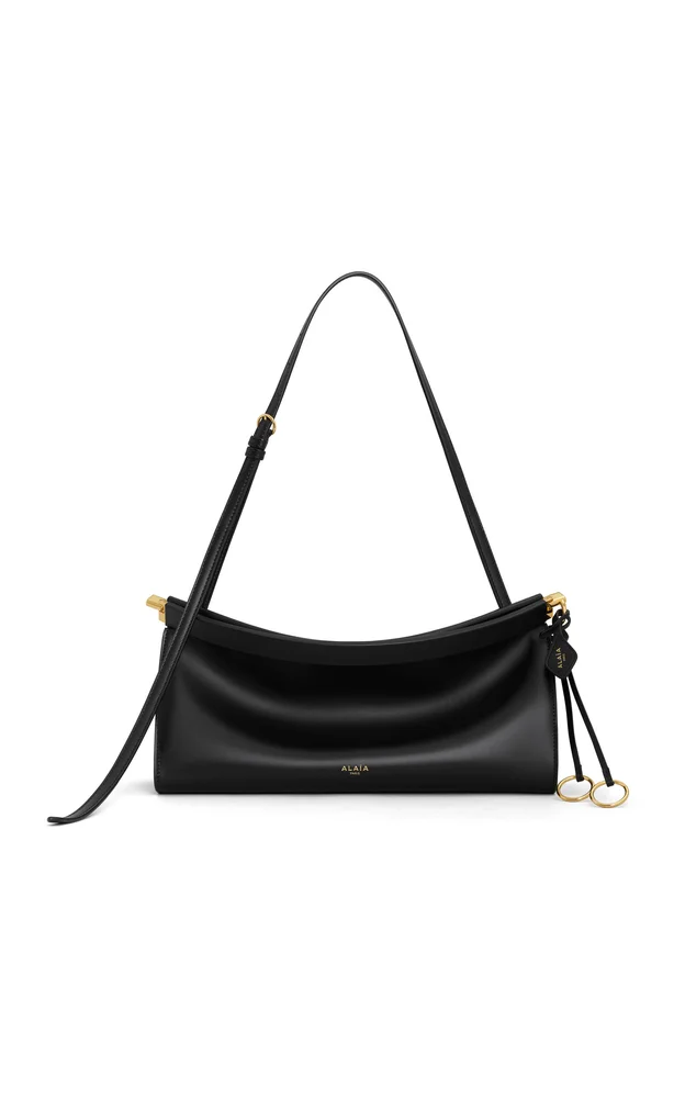 Le Click Medium Leather E/W Shoulder Bag