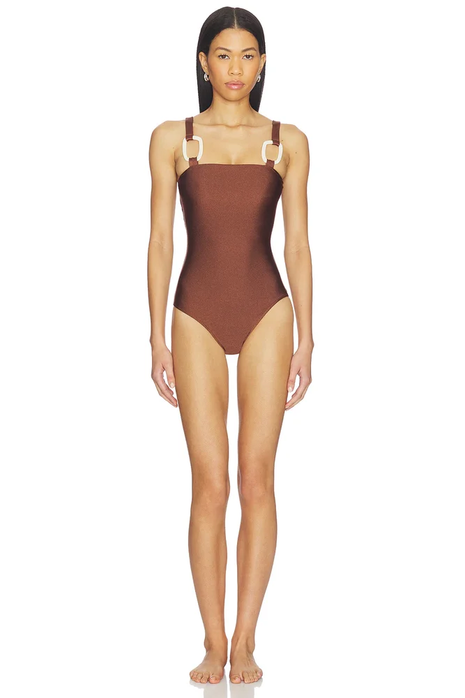 Solid Straps One Piece