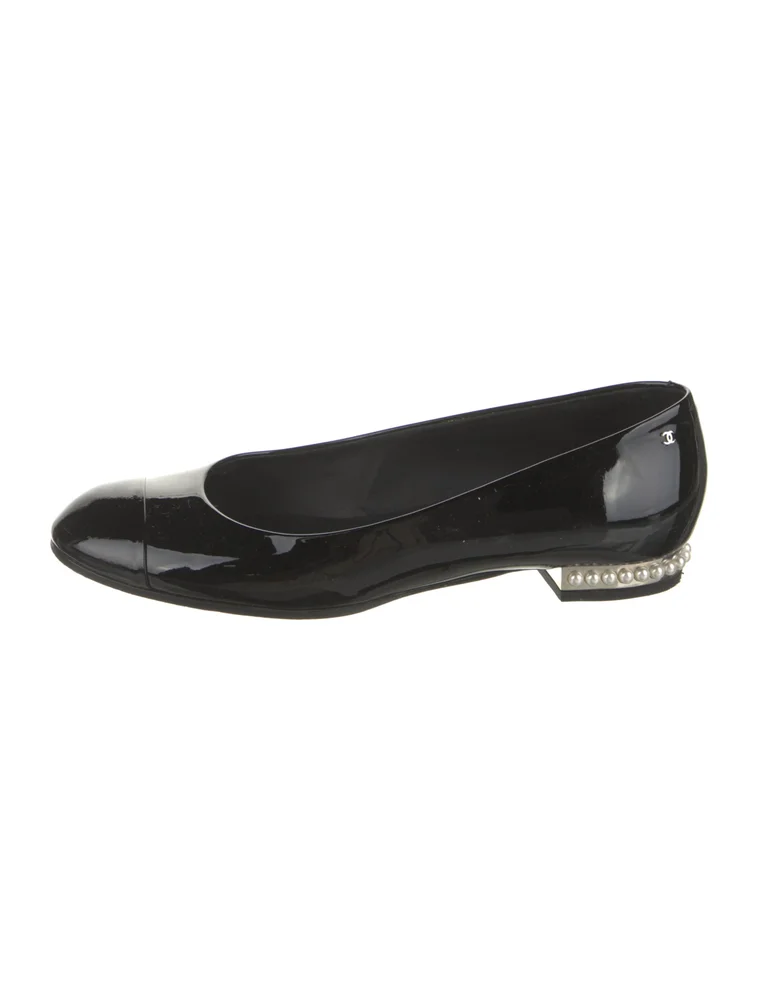 2014 Interlocking CC Logo Ballet Flats