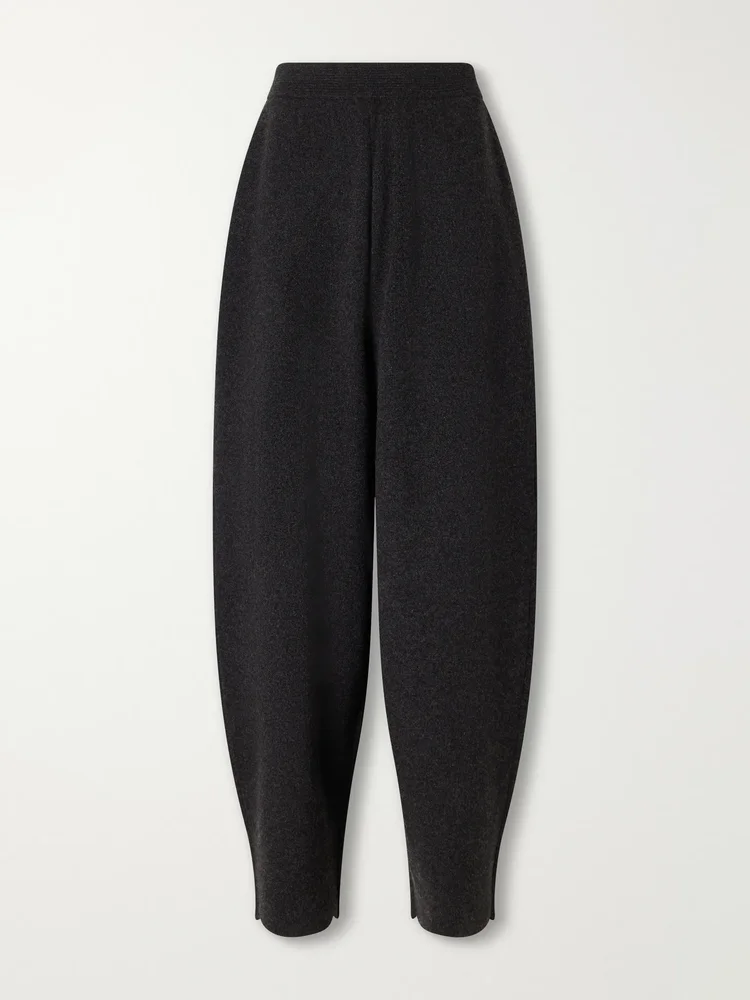 Hayden Milano knitted cashmere tapered pants