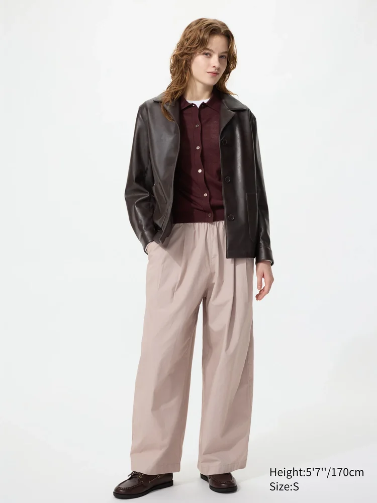 Cotton Volume Easy Pants