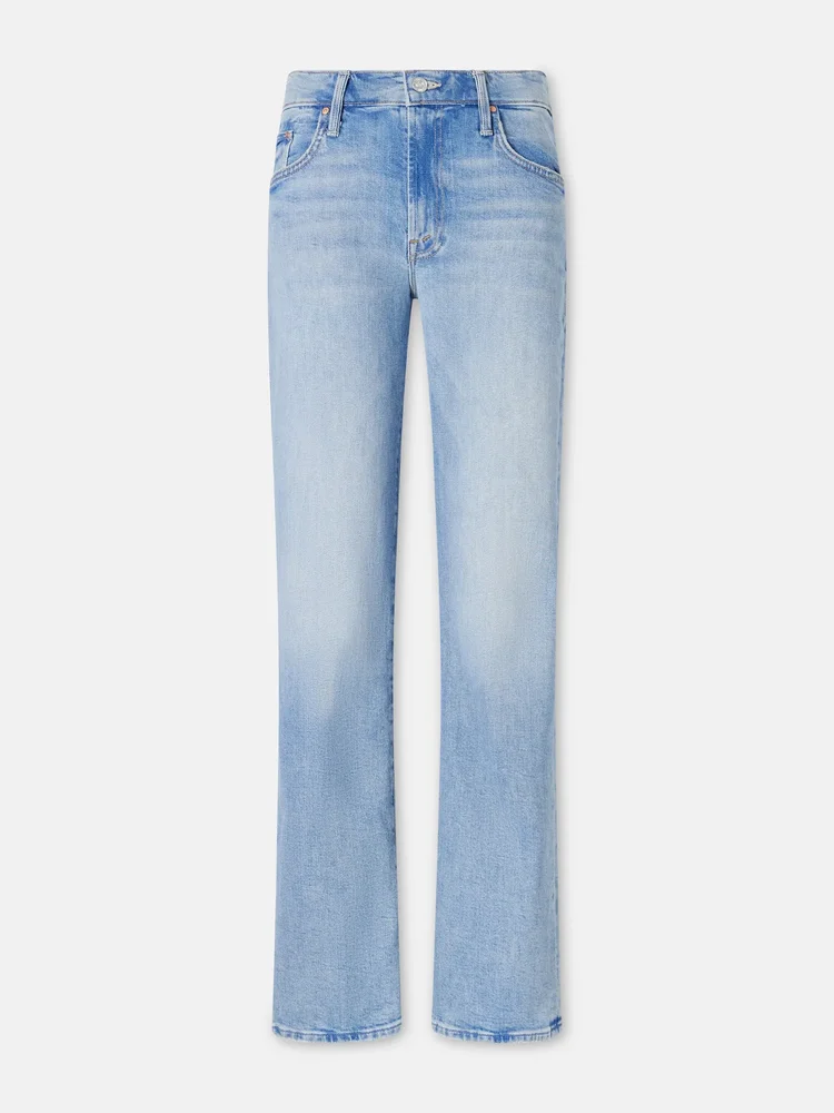 The Mid Rise Zip Rambler Skimp wide-leg jeans
