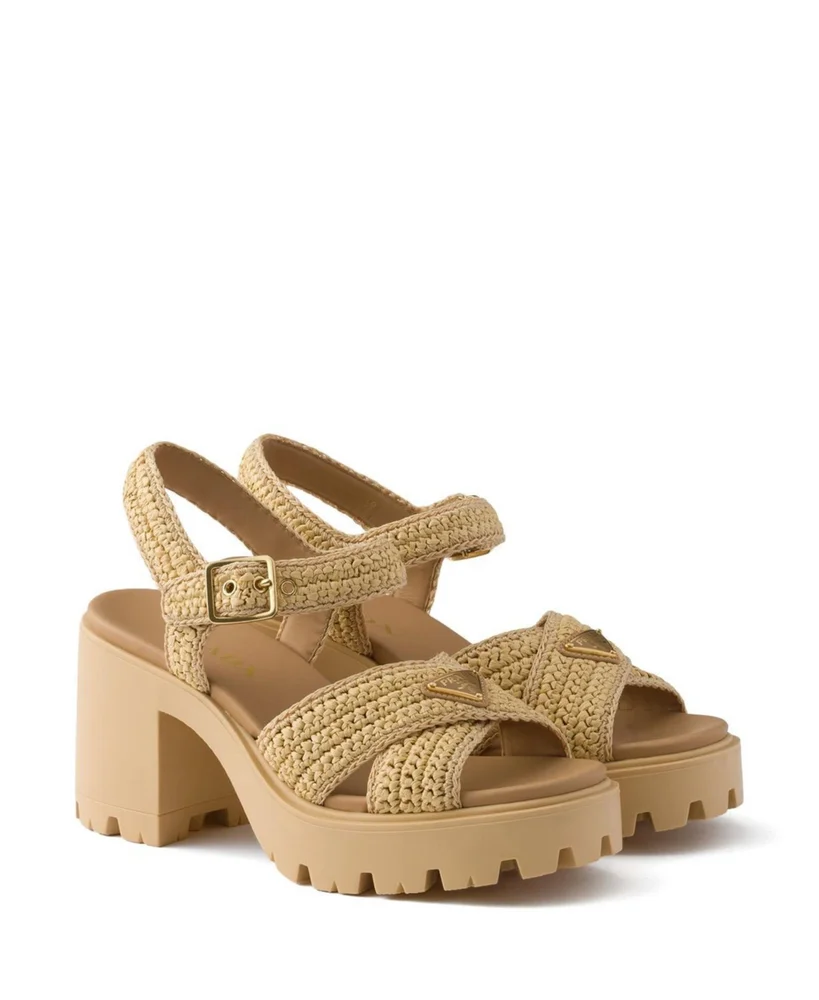 Crochet sandals