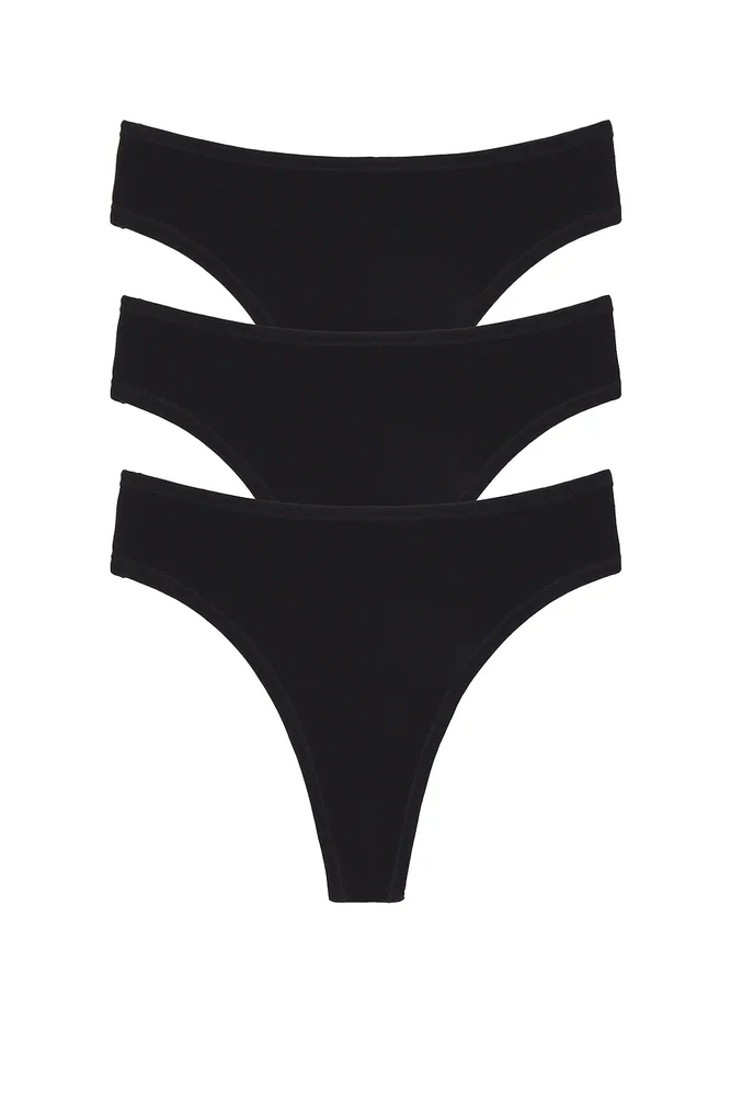 Cloud Cotton Thong 3-pack