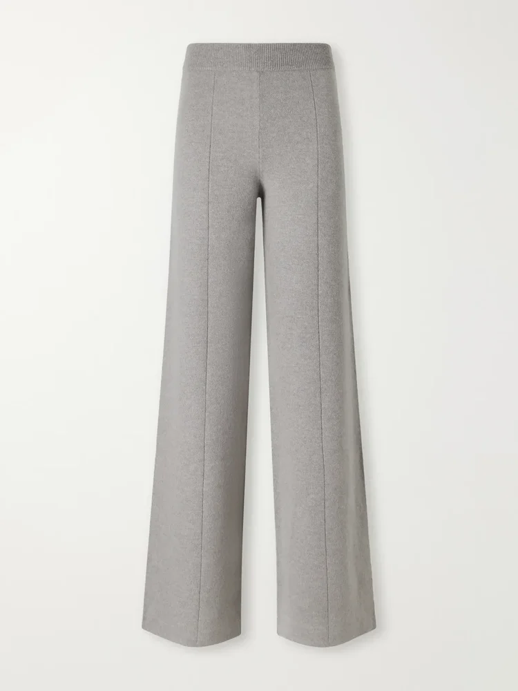 Viola cashmere-blend flared pants