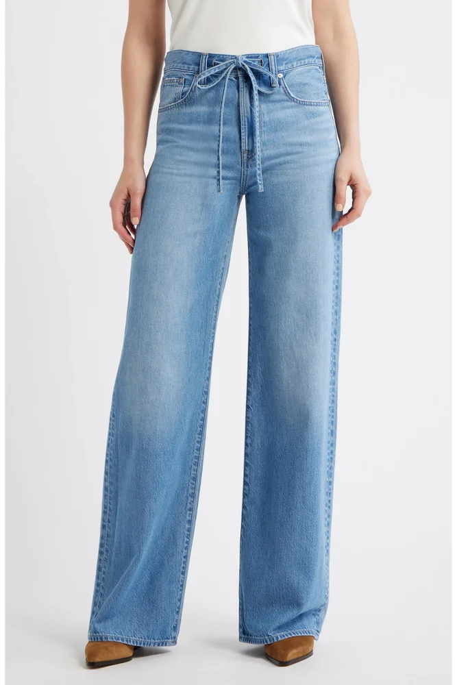 The Ultimate Wide-Leg Jean in Airy Denim