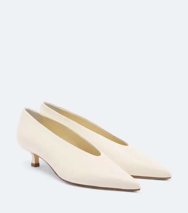 Clara leather pumps