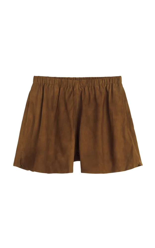 Marie Suede Shorts