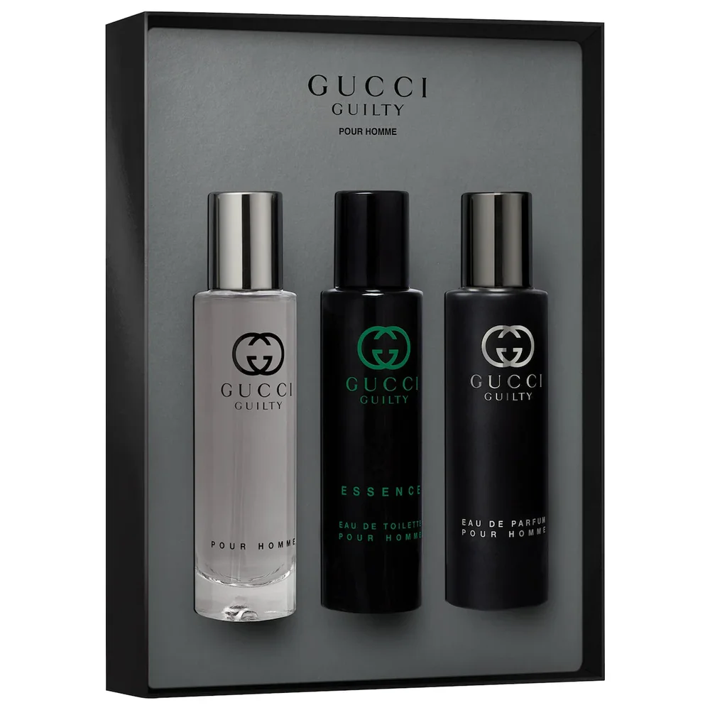 Guilty Pour Homme Cologne Travel Spray Gift Set