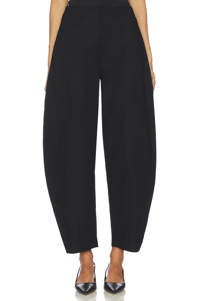 Mai Sculptural Compact Suiting Ankle Pant