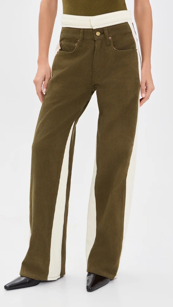 Double Waistband Jeans