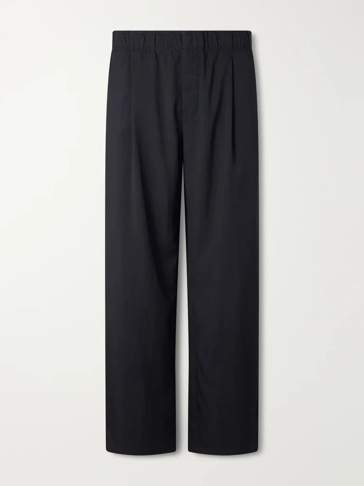 Wide-Leg Pleated TENCEL™ Lyocel-Blend Twill Trousers