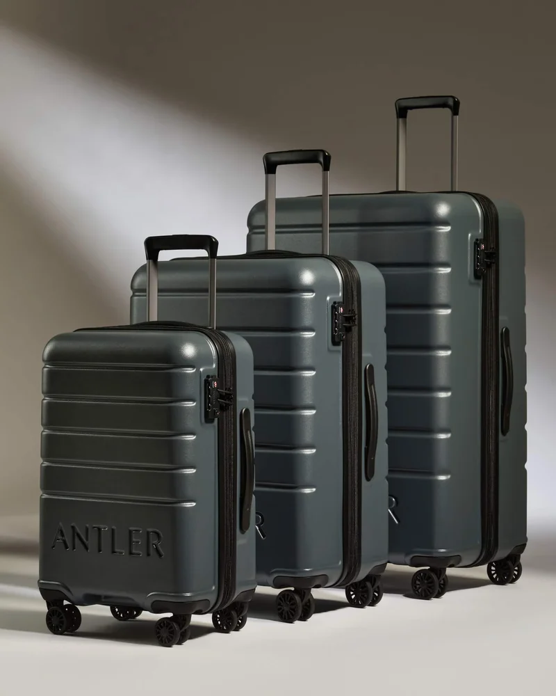 Ambeur 2-Piece Luggage Set in Walnut