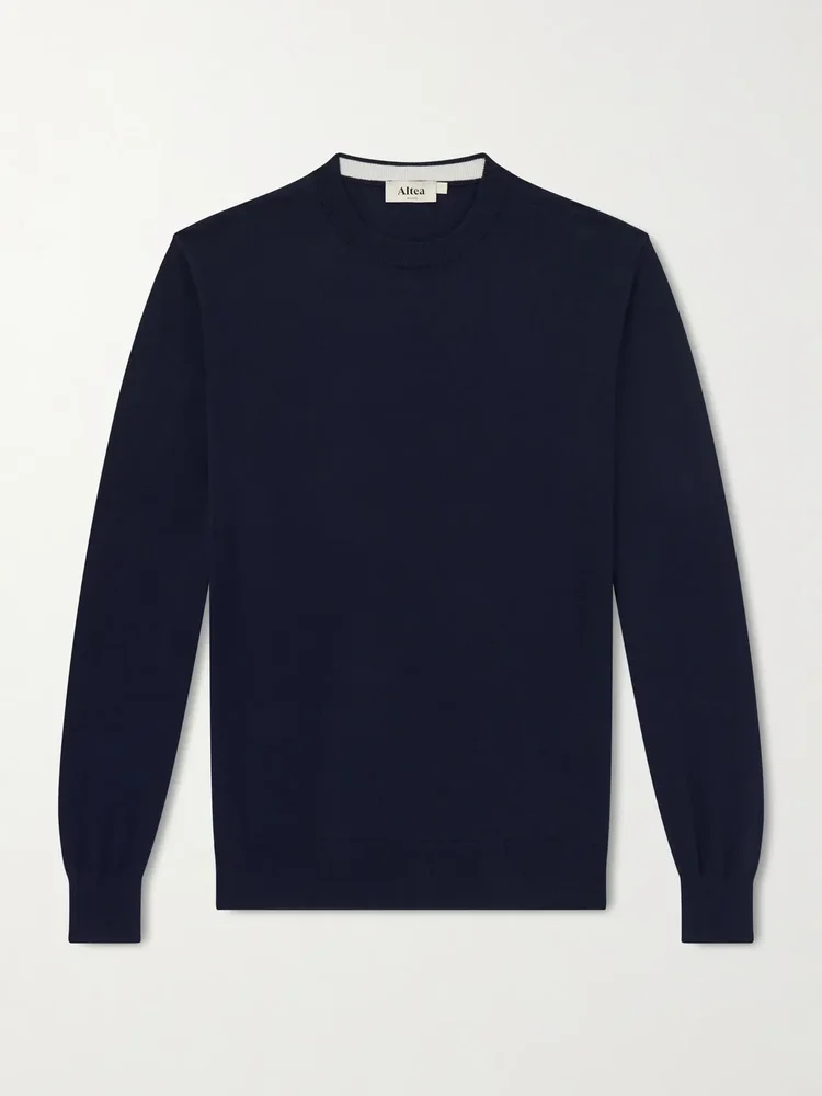 Cotton and Cashmere-Blend Sweater