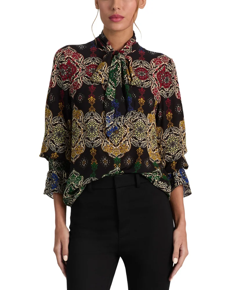Lloyd Tie Neck Blouse