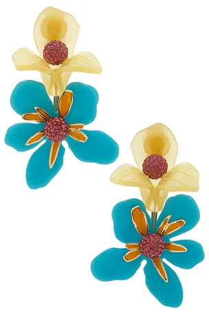 Bouquet Paradis Clip-on Earrings