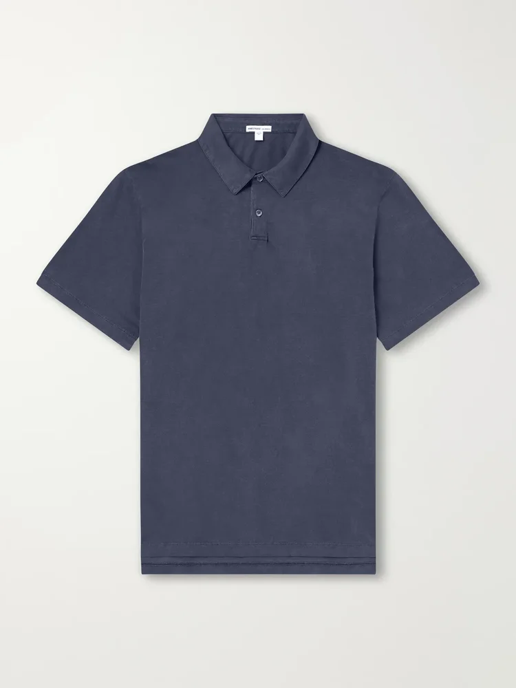 Slim-Fit Supima Cotton-Jersey Polo Shirt