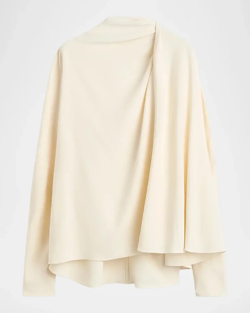 Draped Cady Blouse