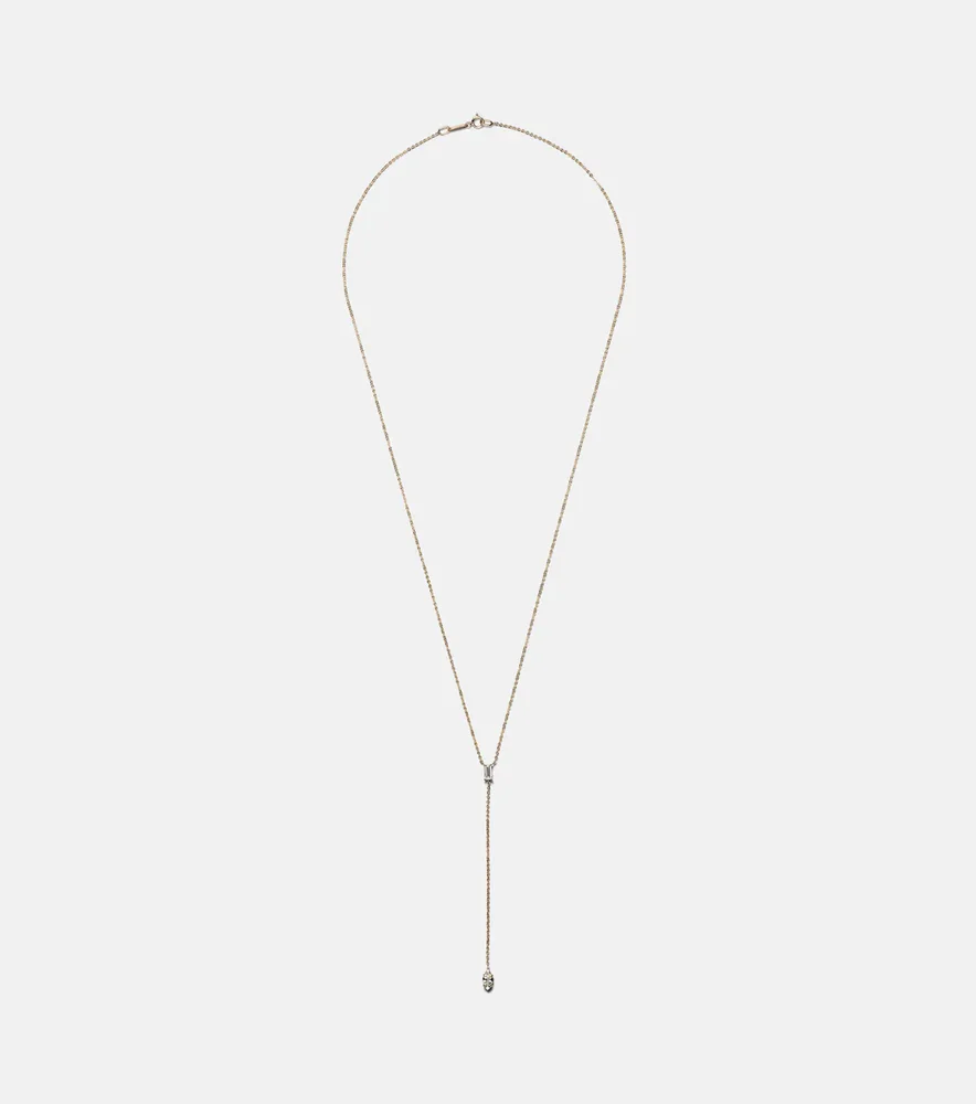 18kt gold necklace with diamonds
