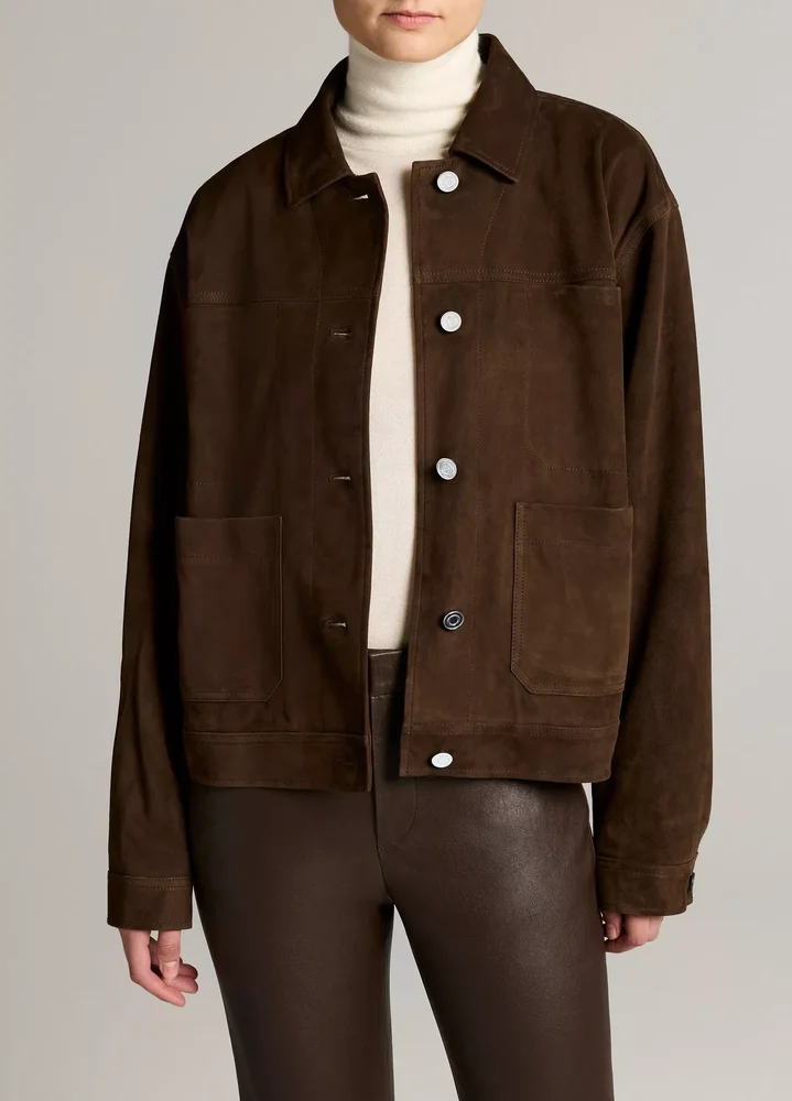 Suede Trucker Jacket