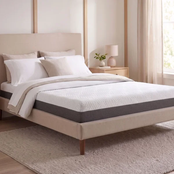 Epernay 8 in. Queen Firm Gel Memory Foam Mattress with Temperature Regulating Cooling Cover