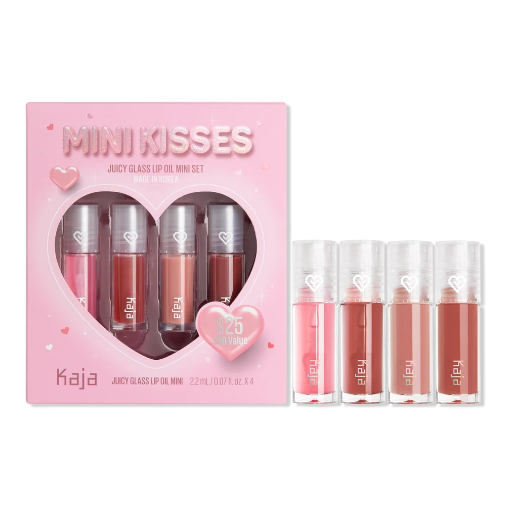 Mini Kisses, Juicy Glass Lip Oil Mini Set