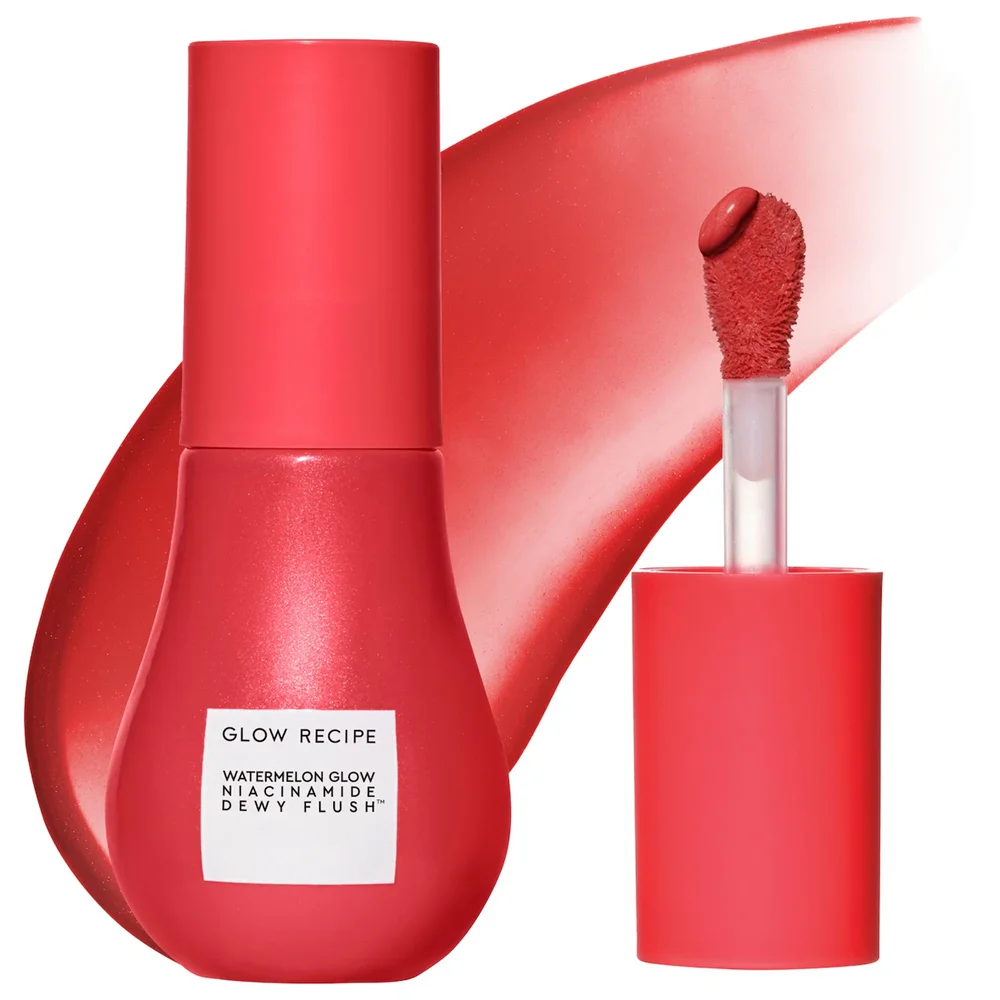 Watermelon Glow Niacinamide Dewy Flush - Brightening Serum Blush in Cherry Flush