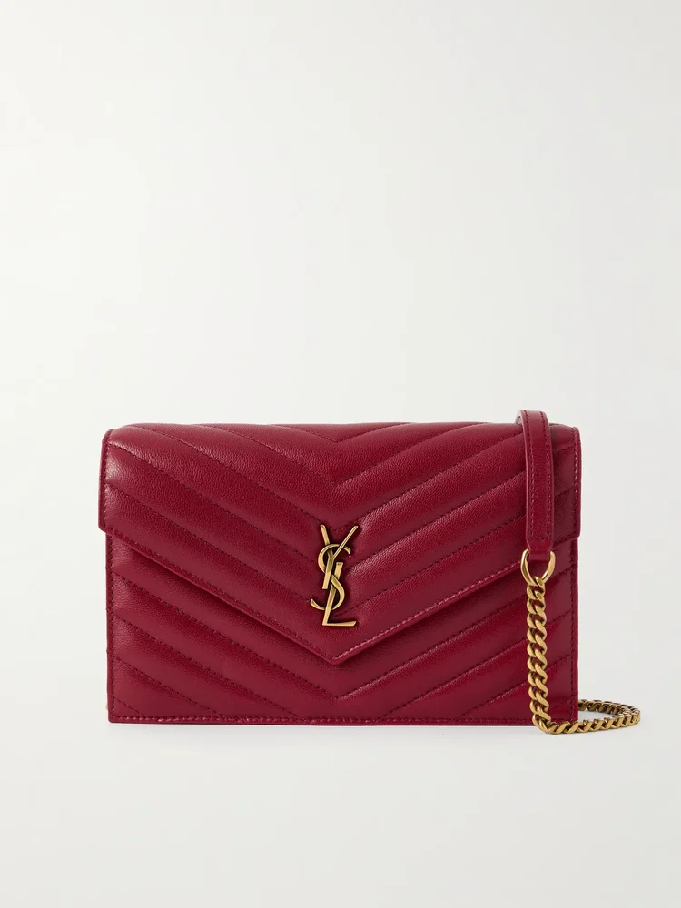 Cassandre mini matelassé leather shoulder bag