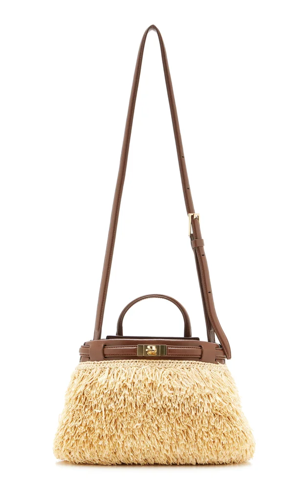 Exclusive La Isla Mini Leoné Raffia Bag