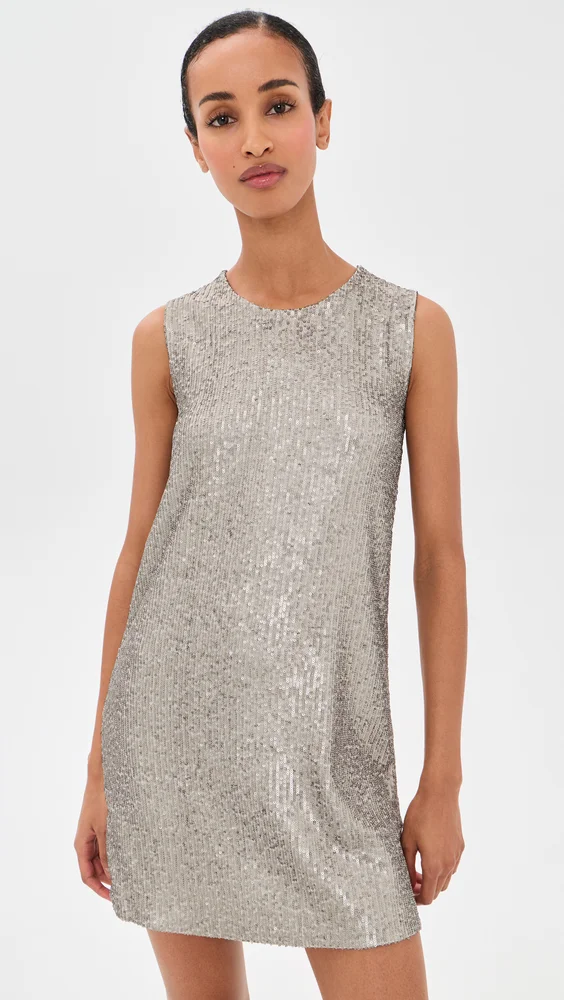 Sleeveless Sequin Mini Dress