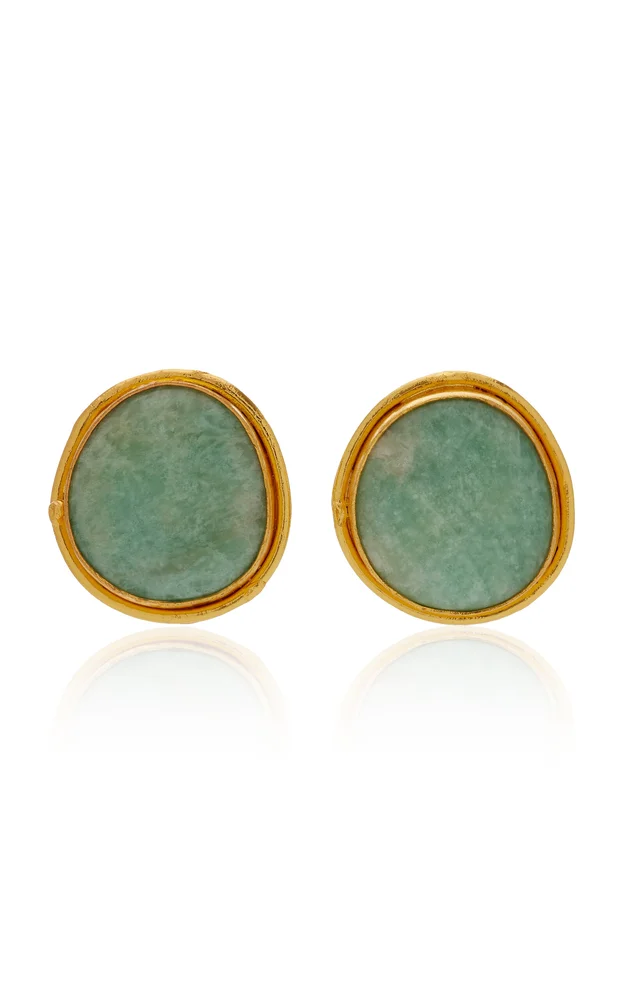 Macaron Amazonite Earrings
