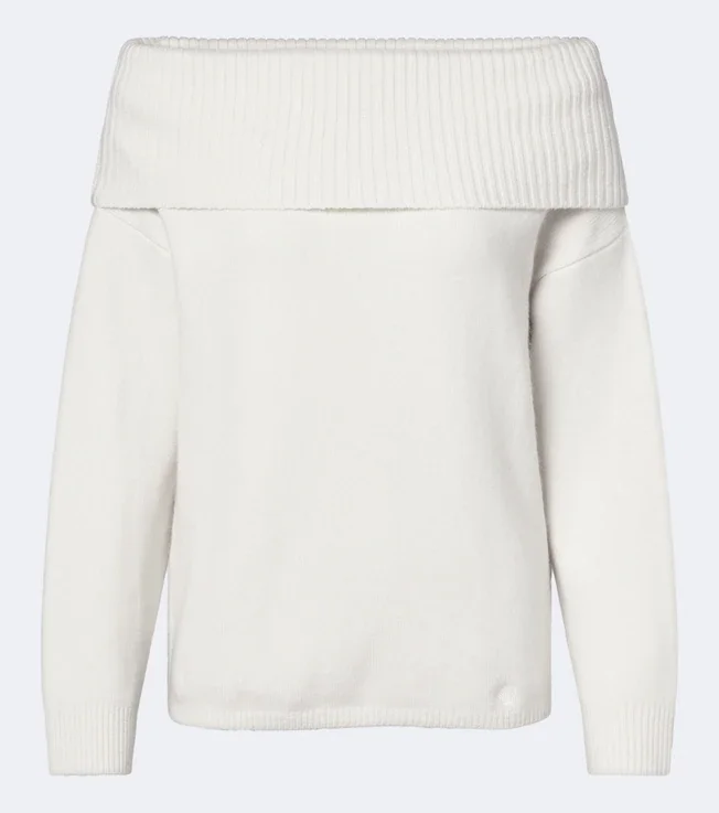 Sibyl off-shoulder cashmere-blend sweater