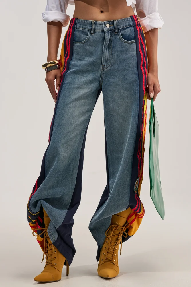 LIGHTS OUT TWO-IN-ONE JEANS