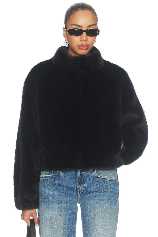 Everest Faux Fur Bomber